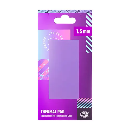 12x pad thermique, 3 épaisseurs dont 4 de 0,5 mm / 1,0 mm / 1,5 mm